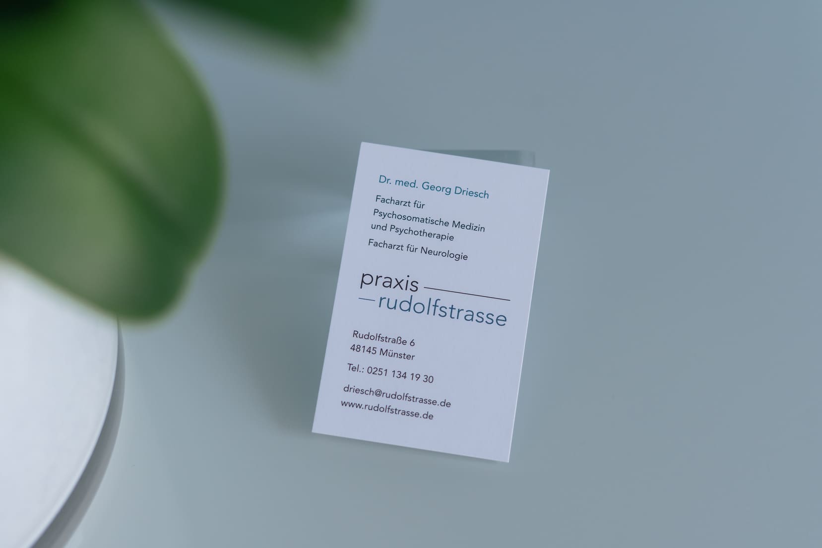 Visitenkarte von Dr. med. Georg Driesch